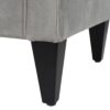 Jacqueline - Tufted Roll Arm Storage Bench - Opal Gray - Image 12