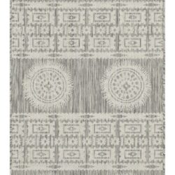 Sunshine - 2'7" X 7'3" Indoor, Outdoor Area Rug - Silver