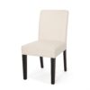 Classy Dining Chair (Set of 2) With Upholstered Seating - Beige - Image 5