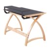 Bentley - Mid-Century Modern Office Desk - Natural / Black - Image 3