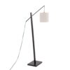 Arturo - Contemporary Floor Lamp - Black / Gray - Image 4