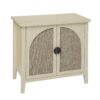 Rattan 2 Door Cabinet, Suitable For Bedroom - Natural - Image 7
