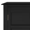 Burlington - Low Storage Cabinet - Black - Image 9