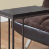 Accent Table, C - Shaped, Contemporary & Modern - Espresso - Image 2