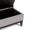 Oregon - Storage Ottoman Bench With Tray - Cloud Gray - Image 6