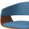 Lowell - Adjustable Swivel Bar Stool - Blue - Image 9