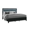 Carlos - Full Bed With LED - Black - Image 4