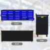 Workbench With Storage Drawers (25 Drawers) - Blue - Image 5