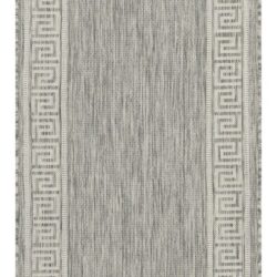 Sunshine - 7'10" X 10'3" Indoor, Outdoor, Area Rug - Silver