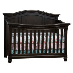 Glendale - 4 In 1 Convertible Crib - Charcoal Brown