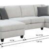 Ranger - Chaise Sectional - Gray - Image 6