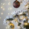 Christmas Ball Ornaments, Decorative Hanging Ball Christmas Tree Ornaments For Holiday Decorations (Set of 6) - Red - Image 3