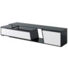 Modern, Minimalist Rectangle Extendable TV Stand, TV Cabinet With 2 Drawers And 1 Cabinet For Living Room, Up To 100" - Black - Image 13