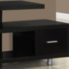 TV Stand, Console, Media Entertainment Center, Storage Cabinet, Contemporary & Modern - Espresso - Image 2