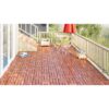 Acacia Wood Interlocking Deck Tiles Checker Pattern, 30 Piece Square Acacia Hardwood Outdoor Flooring For Patio, Bancony, Pool Side - Brown - Image 46