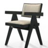 Jasper - 3 Piece Arm Chairs And Console Table (Set of 3) - Ebony Black - Image 6