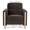 1 Seater Sofa For Living Room - Brown - Image 4