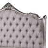 Ariadne - Queen Velvet Bed - Antique Silver - Image 5