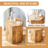 Modern Coffee Table With Complex Texture Patterns, Stylish And Durable Design - Wood - Image 12