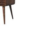 Mini Curve Open Nightstand, 1 Drawer - Natural - Image 7