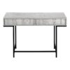 Computer Desk For Home Office, Laptop, 2 Storage Drawers, Contemporary And Modern - Gray - Image 4