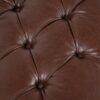 Bedroom End Of Bed Bench Tufted Upholstered End Of Bed Bench End Of Bed Entrance Shoe Bench, 60" With Nailhead Trim And Shelf Bedroom Upholstered Leather Bench Living Room Shoe Rack Footstool - Dark Brown - Image 13