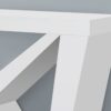 Accent Console Table For Entryway - White - Image 8
