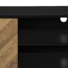 TV Stand, Console, Media Entertainment Center, Storage Cabinet, Modern Design - Black - Image 7