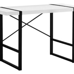 Computer Desk For Home Office, Laptop, Contemporary & Versatile Placement - White