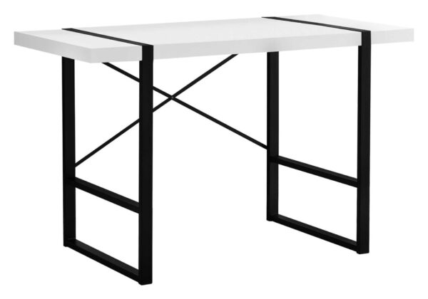 Computer Desk For Home Office, Laptop, Contemporary & Versatile Placement - White