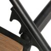 Waterloo - Chaise Lounge With Attached Wood Side Table (Set of 2) Adjustable Eucalyptus Wood And - Gray / Black - Image 13