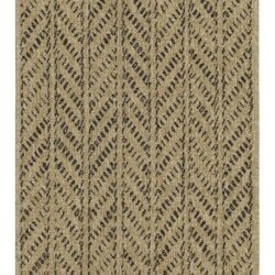 Earth - 2'7" X 7'3" Indoor, Outdoor Area Rug - Natural / Black