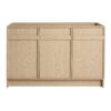 Modern Freestanding Bathroom Vanity With 3 Soft Close Cabinet Doors - Oak - Image 2