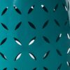 Lilac - Modern Side Table With Iron Cut Design - Teal - Image 13