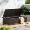 Santiago - Wicker Storage Bench - Brown Multi - Image 7