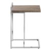 Accent Table C - Shaped, Contemporary And Modern - Taupe - Image 2