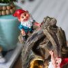 Decorative Woodland Gnome Water Fountain With LED Light - Brown - Image 8