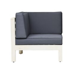 Brava - X Back Left Arm Chair - Gray