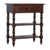 Turned Occasional Table - Brown - Image 2
