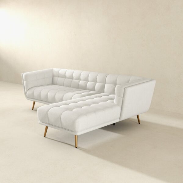Addison - Right Sectional Sofa - Cream