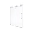 Frameless Single Sliding Shower Door & 8Mm Clear Tempered Glass - Chrome - Image 13