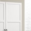 Aubree - Wardrobe Cabinet Armoire With 2 Drawers And Hanging Rod - White - Image 6