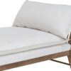 Daybed With Leather Strap Detail - White - Image 4