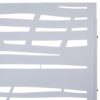 Outdoor & Indoor Privacy Screen Metal Privacy Screen, Freestanding Decorative Screen For Deck Balcony Patio - White - Image 8