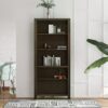 Joshua Creek - High 5 Shelf Bookcase - Barnwood - Image 8