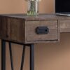 Computer Desk For Home Office, Laptop, Storage Drawers, Transitional - Brown - Image 9