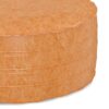 Brody - Round Coffee Table Pouf - Distressed Brown - Image 4