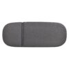 Willow - Sunbrella Upholstered Patio Lounger - Graphite Gray / Black - Image 5