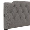 Queen Size Upholstered Platform Bed With 2 Drawers And 2 Sets Of USB Ports On Each Side - Gray - Image 10