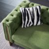 Chesterfield - Modern Tufted Velvet Living Room Sofa, 84.25''W Couch - Mint Green - Image 8